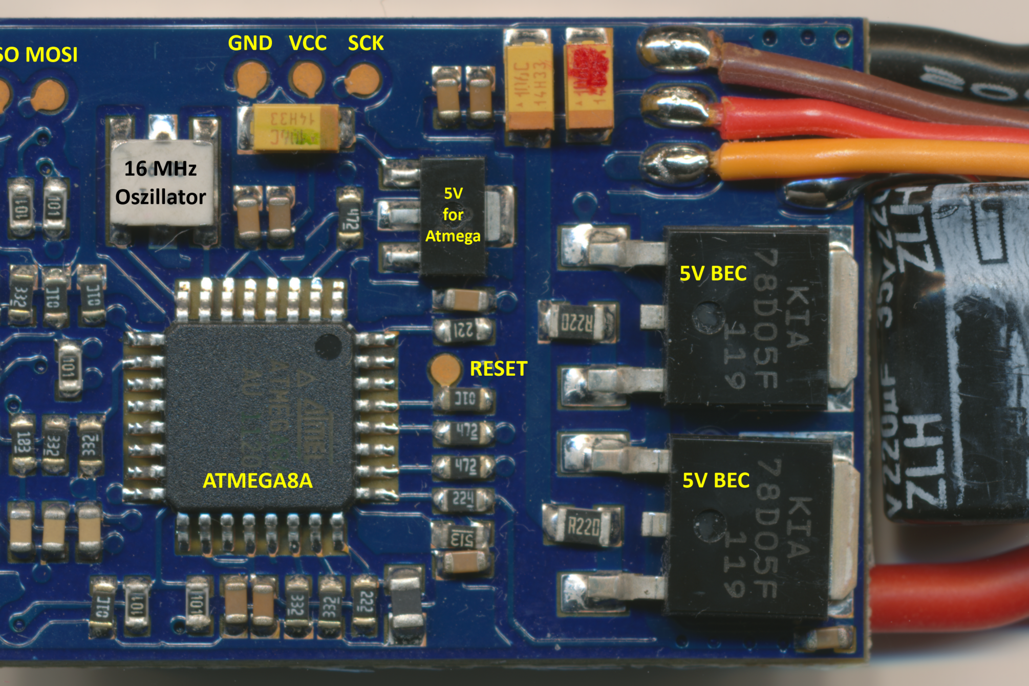 HobbyKing Blueseries 20A mit Lötpads