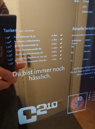 Nahaufnahme SmartMirror