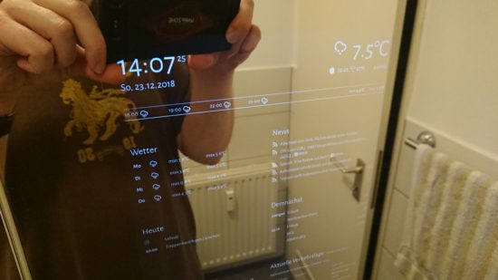 Nahaufnahme SmartMirror