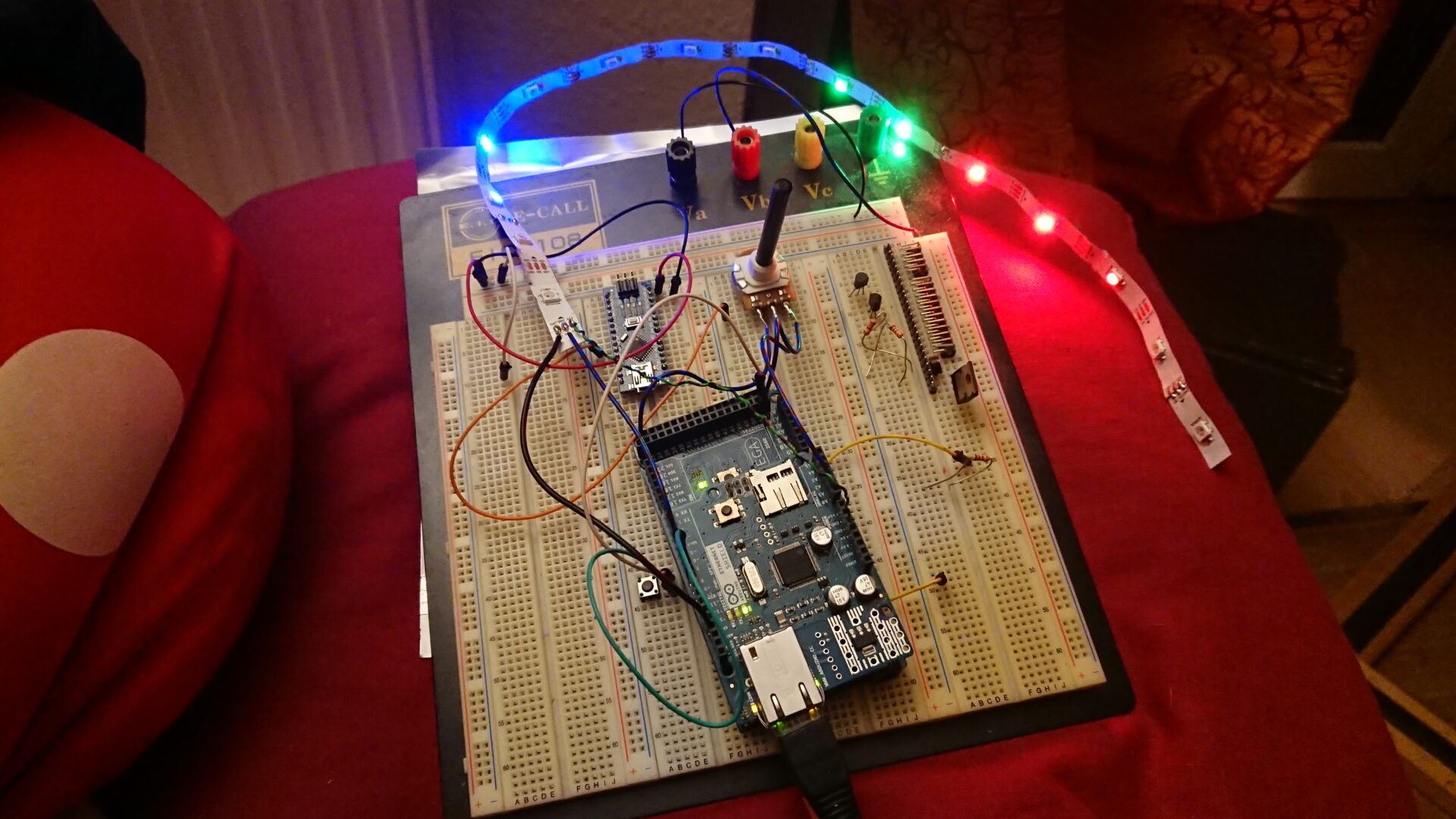 Testsetup für die Anpassung des Codes