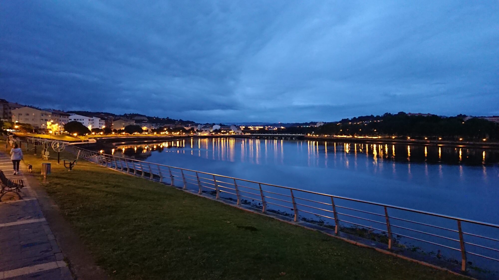 Blick über den Mündungsbereich des Rio Mero