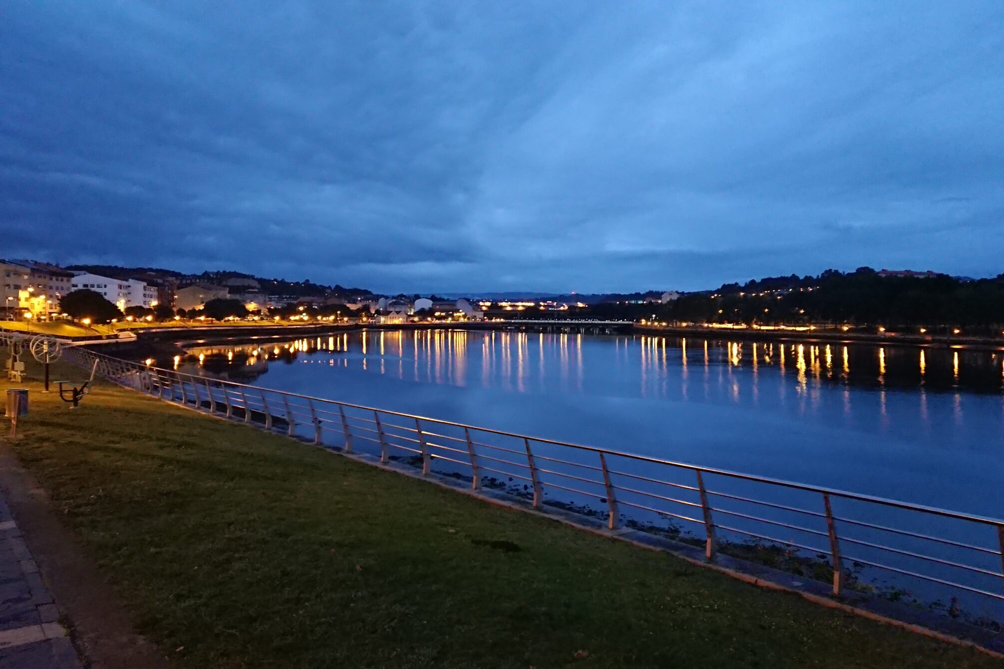 Blick über den Mündungsbereich des Rio Mero