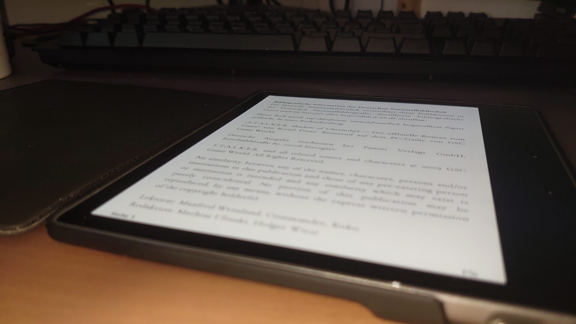 fertiges eBook auf Kindle