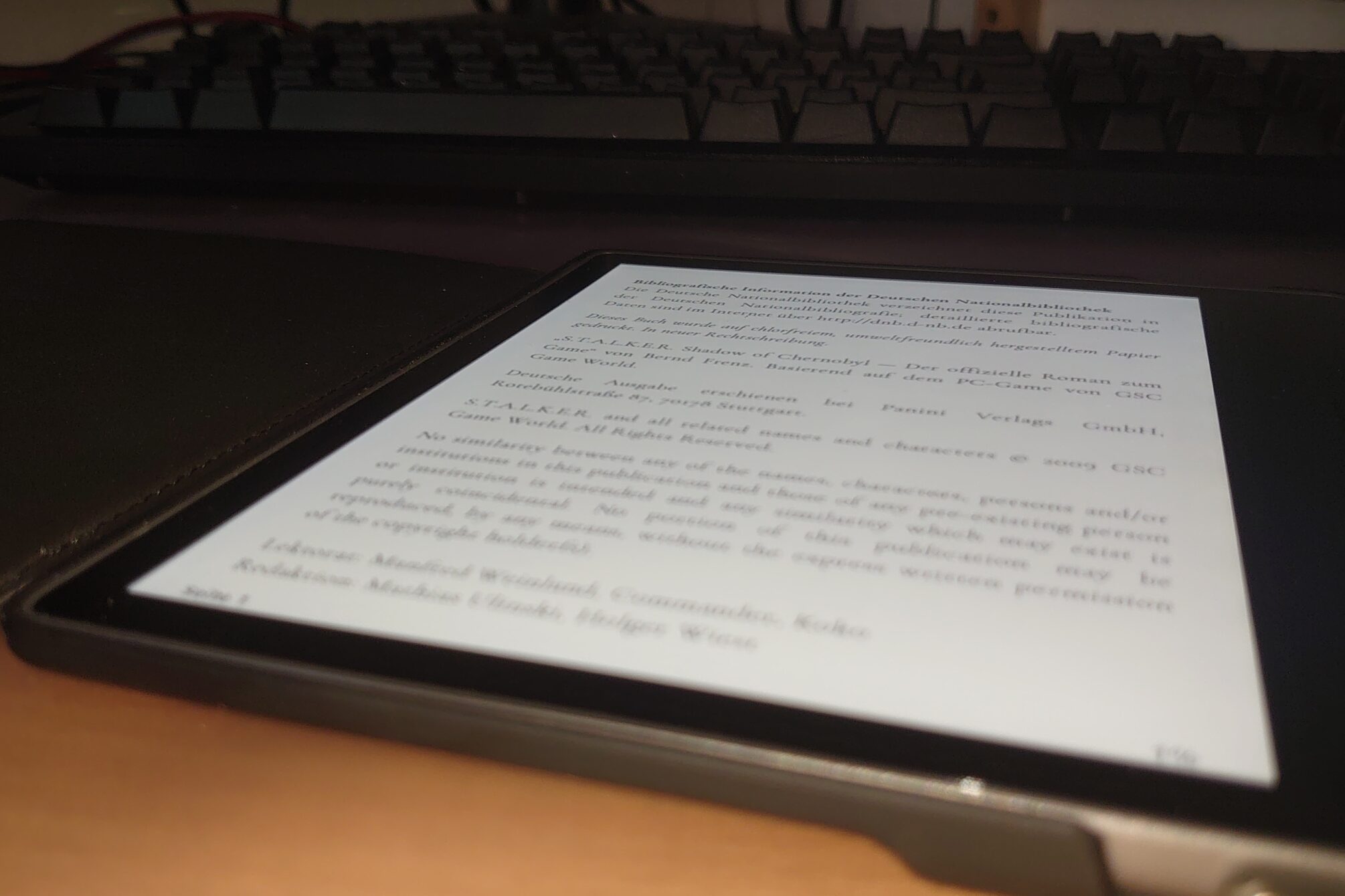 fertiges eBook auf Kindle