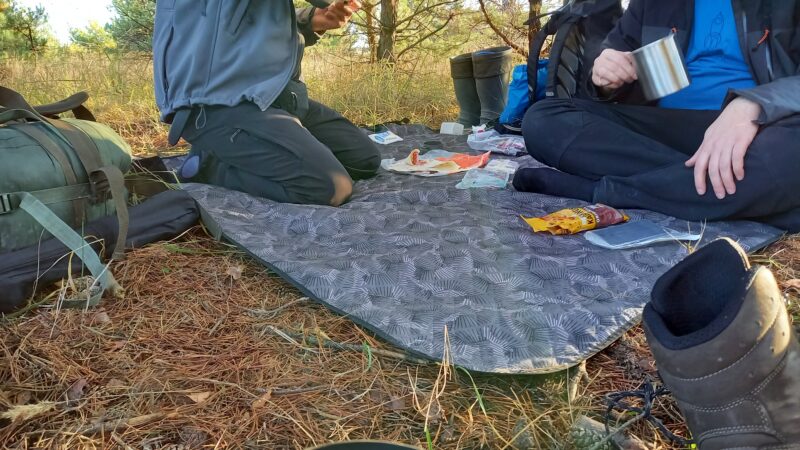 Roadside picnic in the "zone"