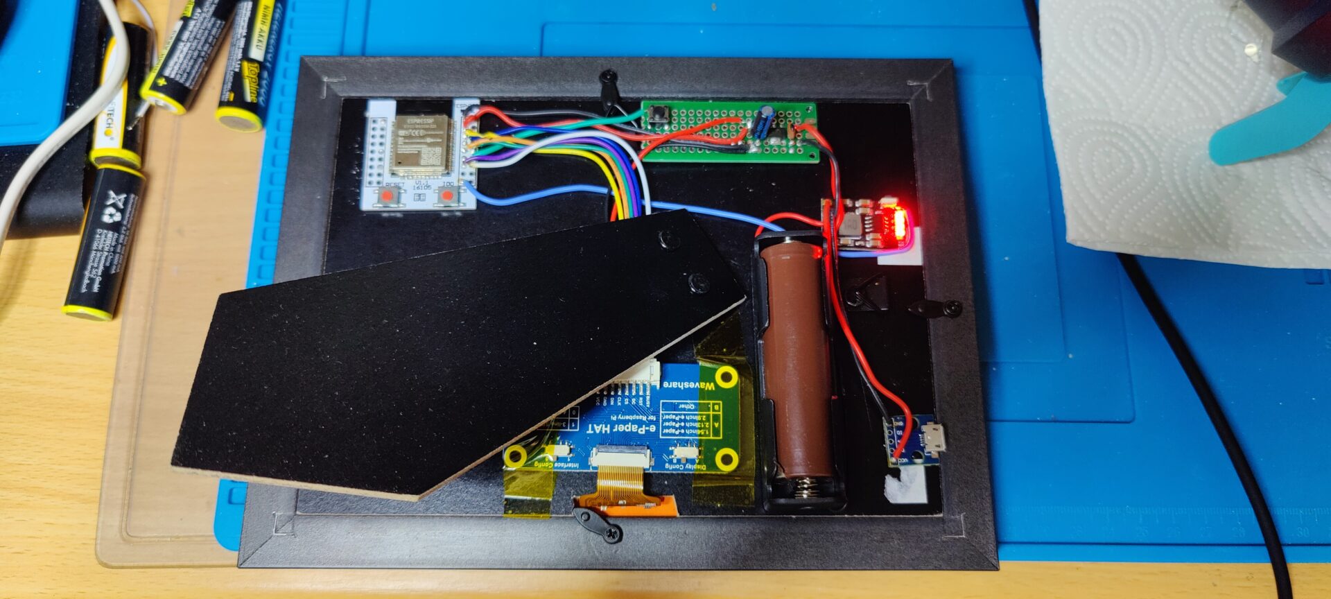 Finaler Aufbau der Bilderrahmentechnik