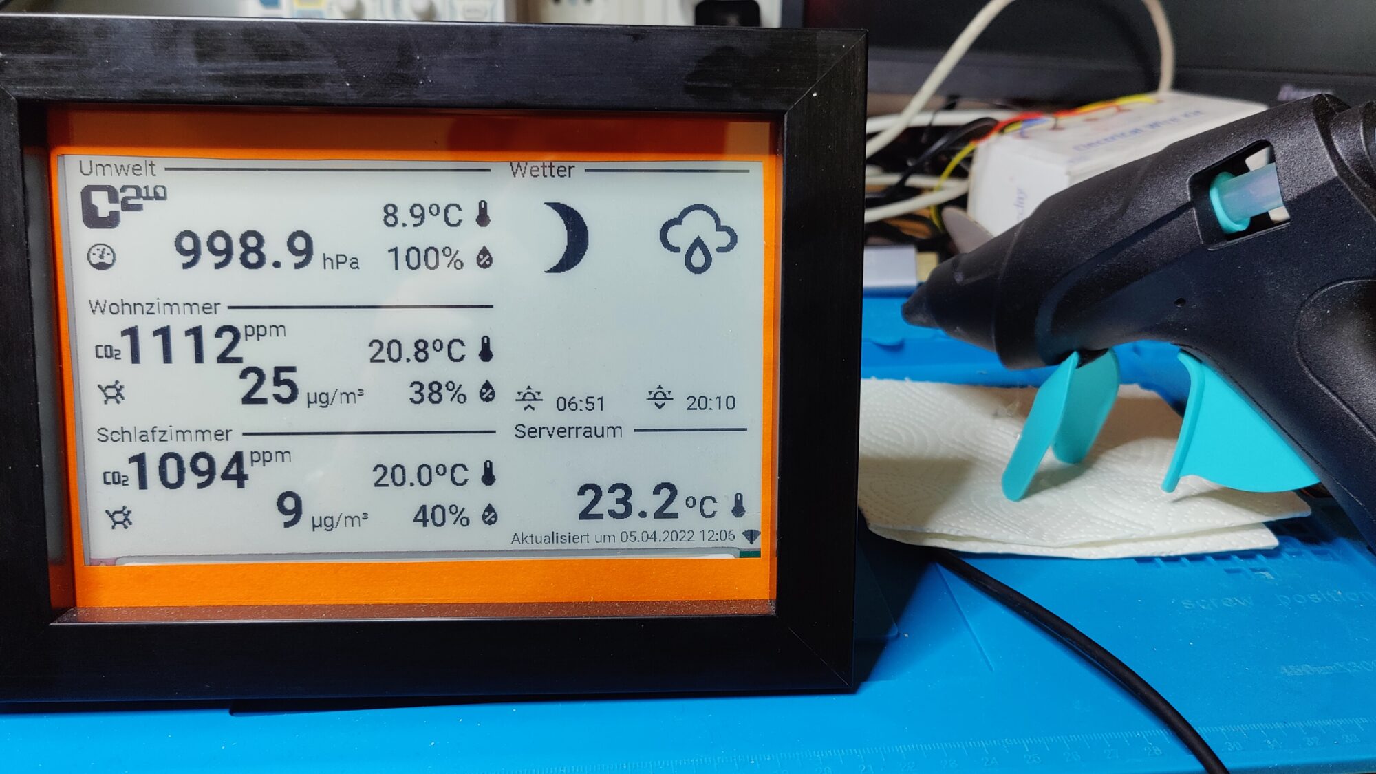 Fertiges, mobiles Informationsdashboard