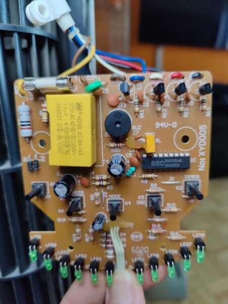 Ventilator PCB Vorderseite