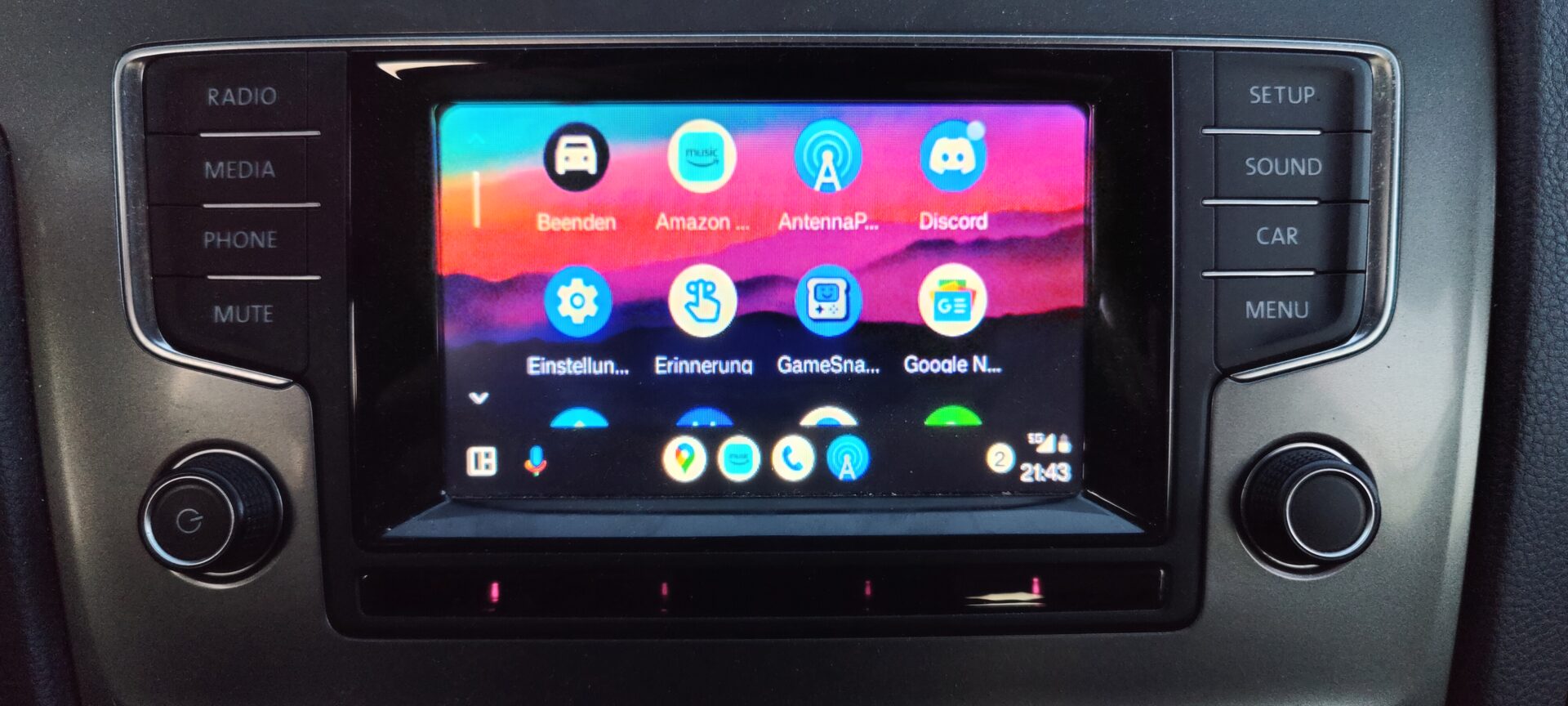 Android Auto App Liste