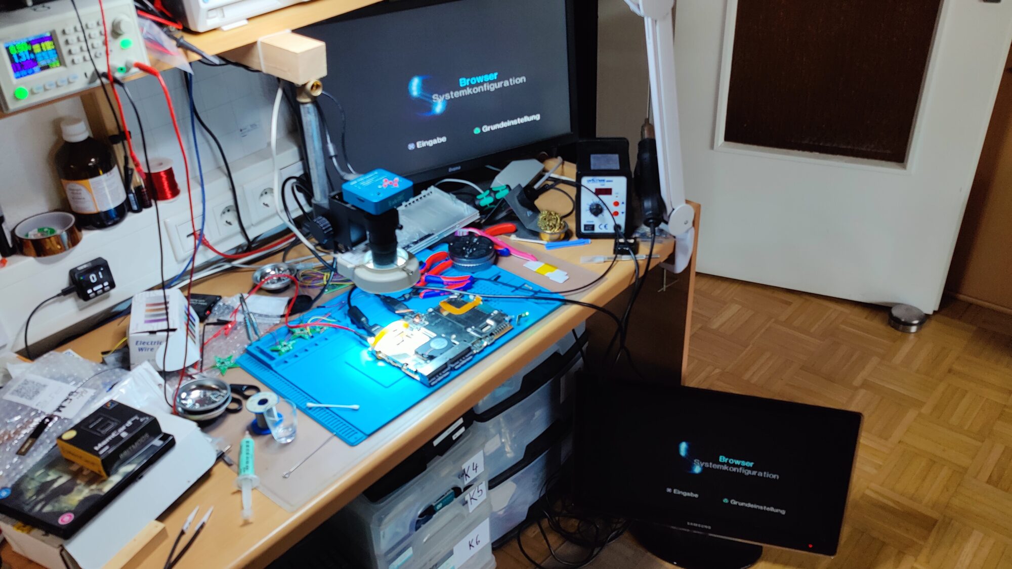 Erster Start der PS2 mit digitaler und analoger Bildausgabe