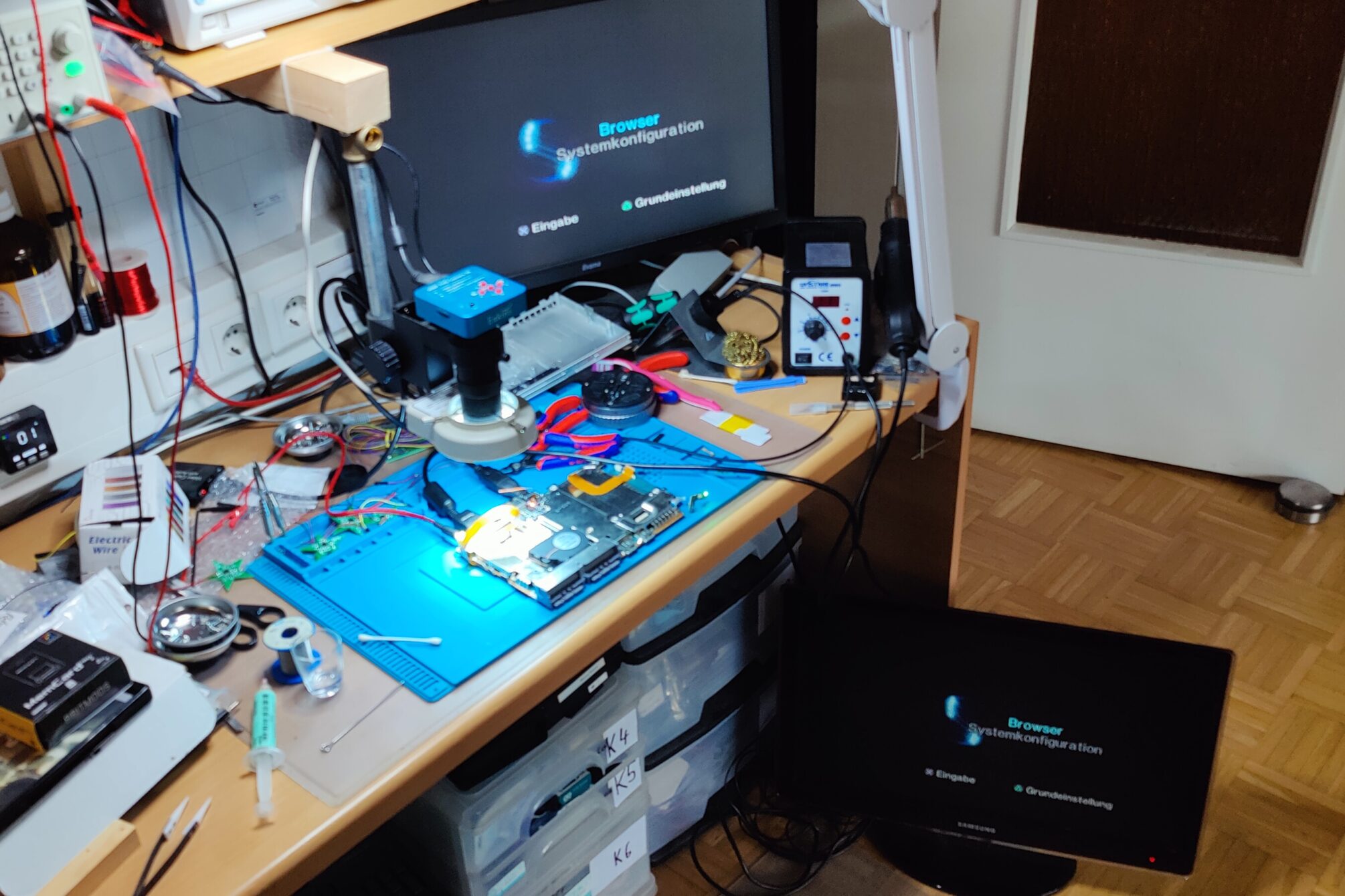 Erster Start der PS2 mit digitaler und analoger Bildausgabe