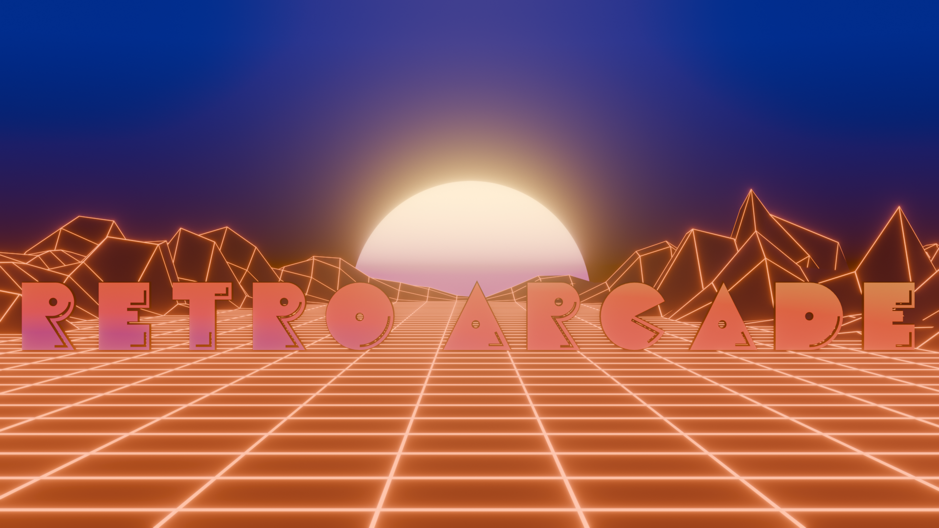Retro Arcade Marquee