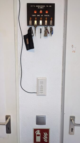 Fertige Installation (ohne Kabelkanal)