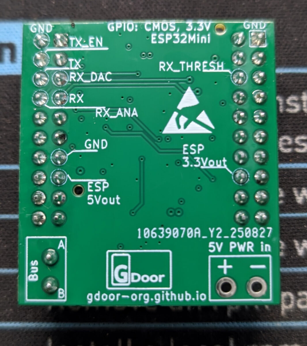 GDoor Adapter Rückseite
