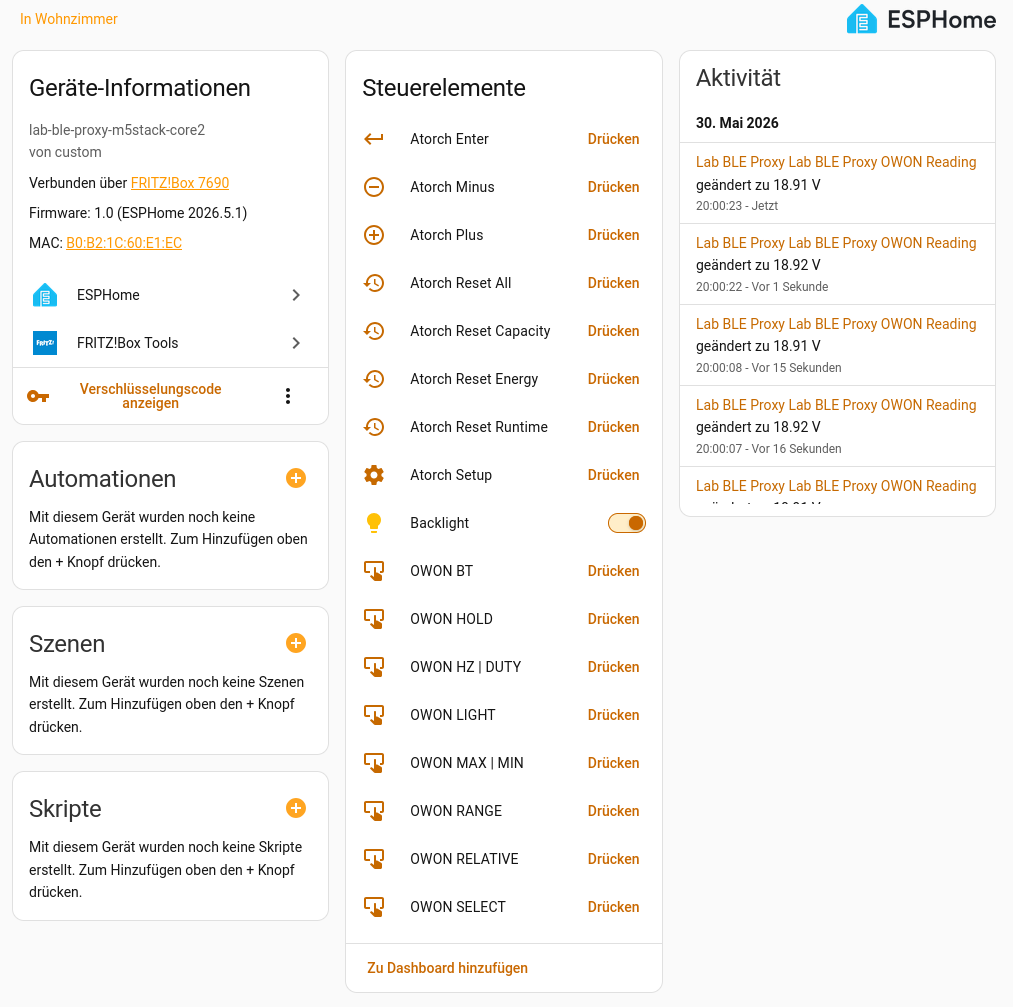 Home Assistant integration
